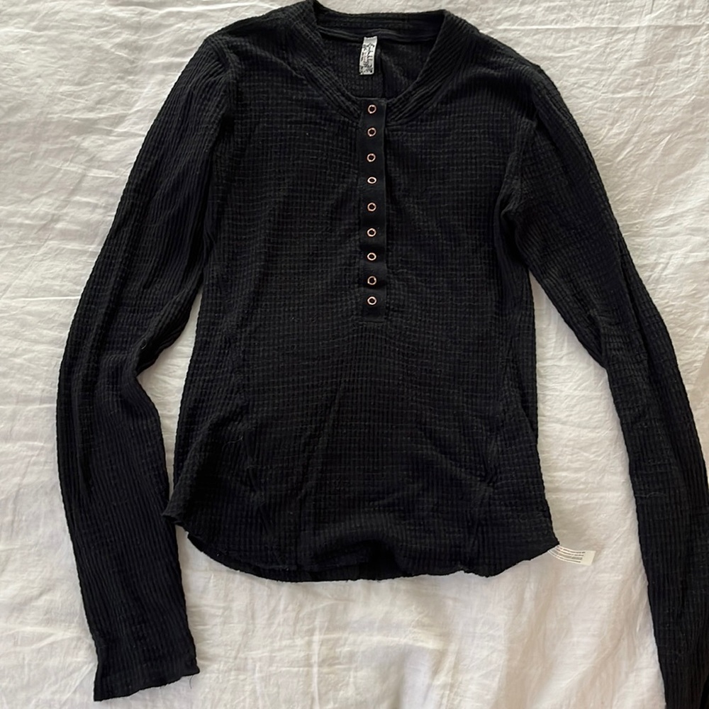 Free People Thermal Henley
